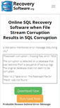 Mobile Screenshot of online.sqlrecoverysoftware.org