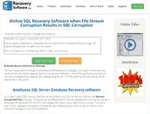Tablet Screenshot of online.sqlrecoverysoftware.org