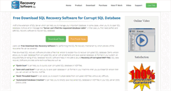 Desktop Screenshot of free-download.sqlrecoverysoftware.org