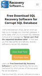 Mobile Screenshot of free-download.sqlrecoverysoftware.org