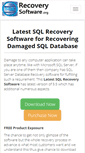 Mobile Screenshot of latest.sqlrecoverysoftware.org